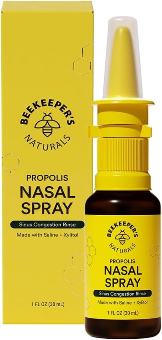 BeeKeeper's Natural Propolis Nasal Spray – 100% Pure Propolis, Natural Nasal Relief 1 fl oz