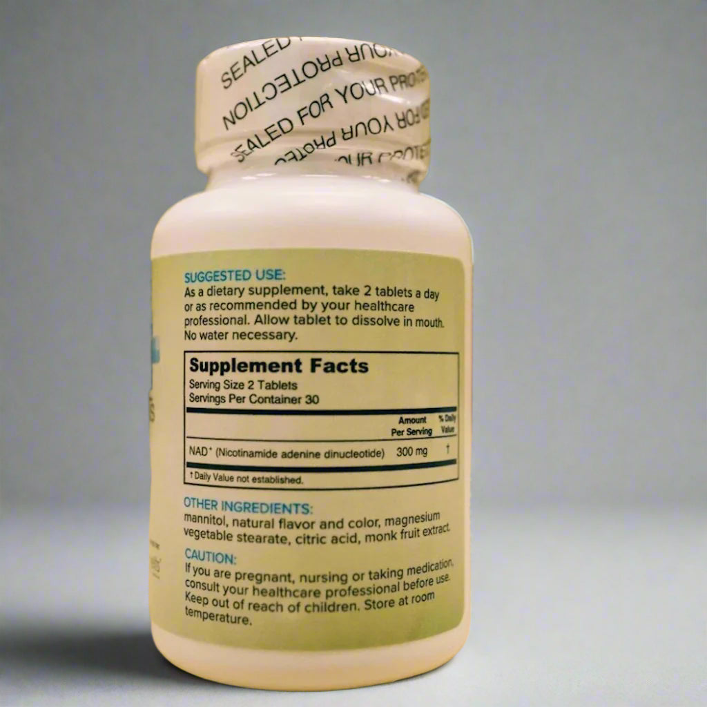 Real NAD+ 60 EZ Melt Tablets