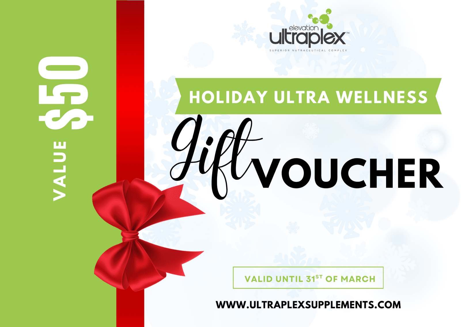 Ultra Wellness Gift Voucher