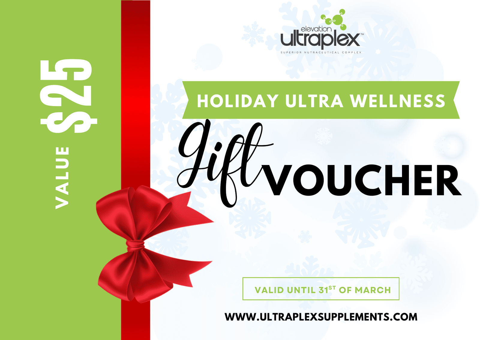 Ultra Wellness Gift Voucher