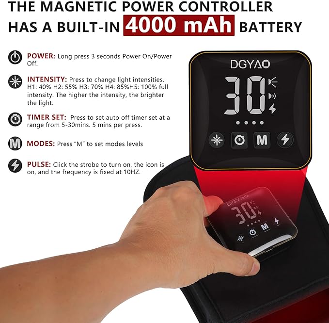 D MAX Cordless Red Light Therapy