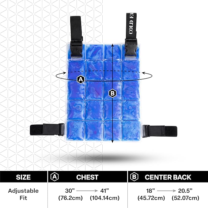 COLD FACTOR Ice Pack Cooling Vest for Men & Women—Lightweight, Adjustable Phase Change Cooling Vest for Hot Weather, Athletes, Outdoor Work, Industrial Use - Breathable Technology, Functional, Stylish
