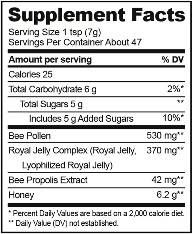BeeKeeper's Natural Superfood Honey – 330 g of 100% Raw, Nutrient-Rich Honey for Wellness
