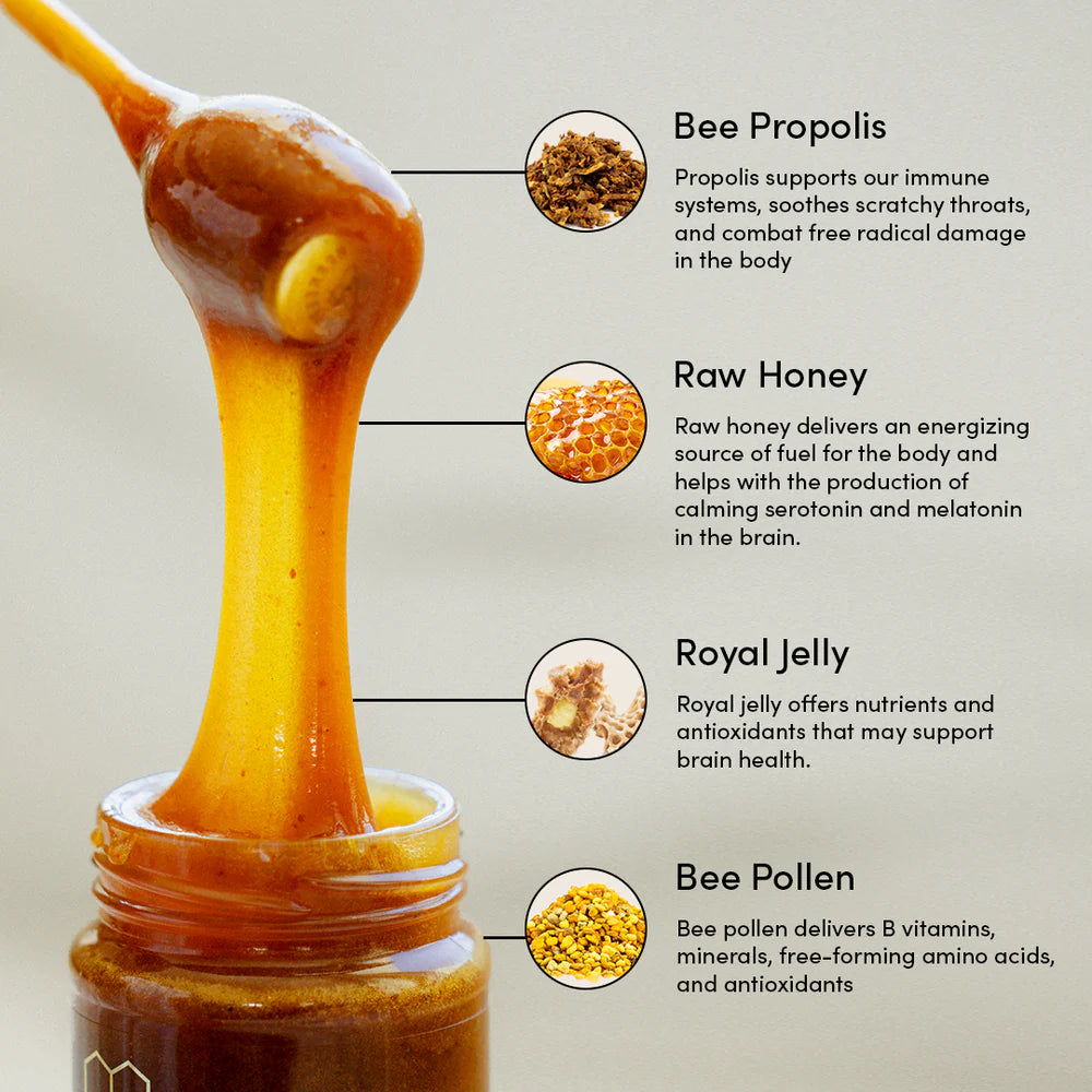 BeeKeeper's Natural Superfood Honey – 330 g of 100% Raw, Nutrient-Rich Honey for Wellness