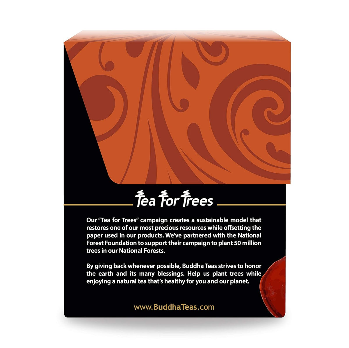 Buddha Teas Reishi Mushroom Tea – Organic Calming & Immune Support Blend 18 Bags