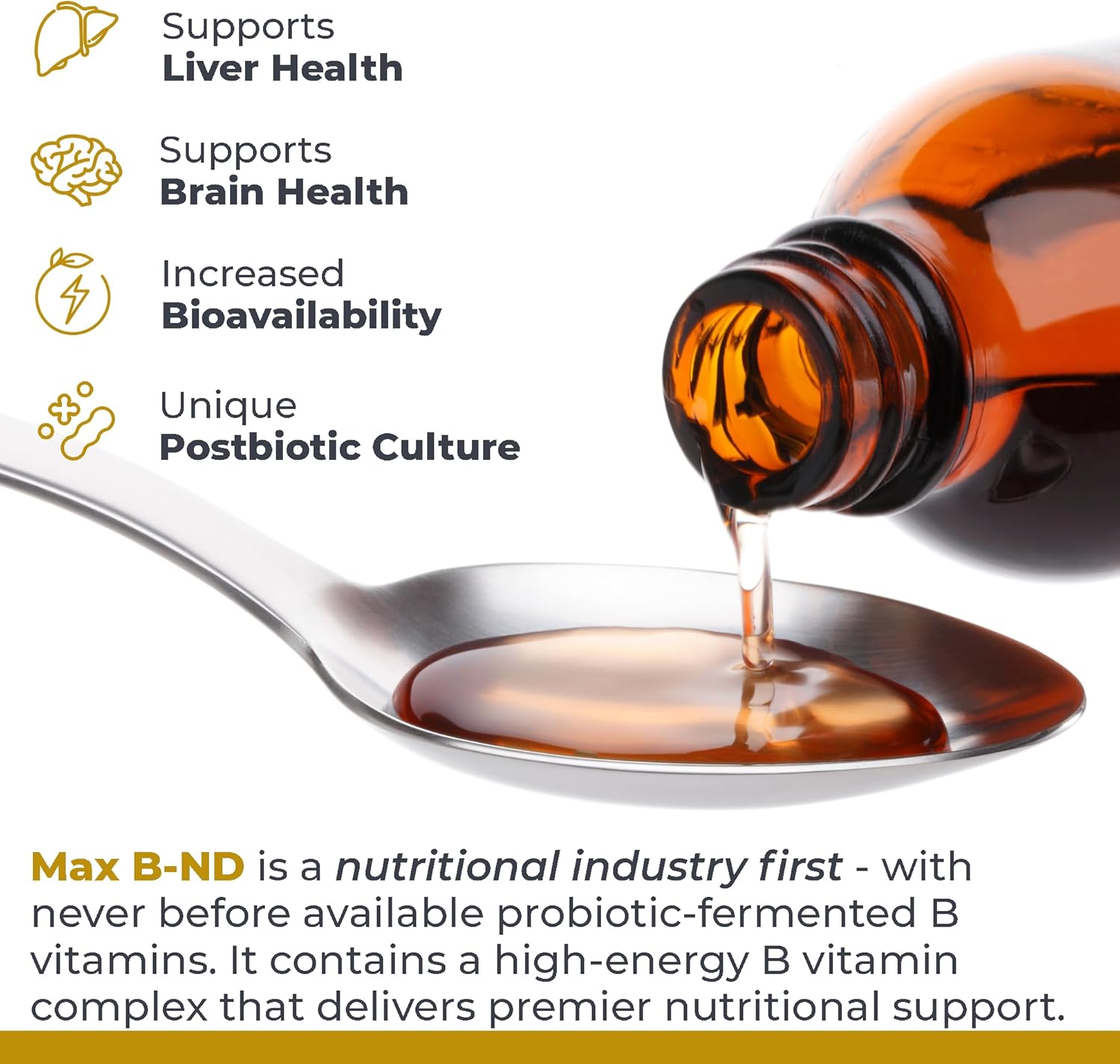 Max B-ND 2 fl oz – Premier Research Labs Liquid Vitamin B Complex for Energy, Stress Relief, and Immune Support