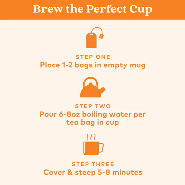 Tulsi Turmeric Ginger Tea 18 Bags – Organic Herbal Tea for Inflammation Relief, Digestive Health, and Immune Support