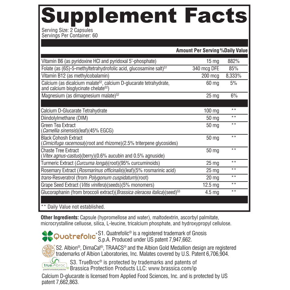 Ultraplex Hormone Support 120 Vegetarian Capsules EHLM