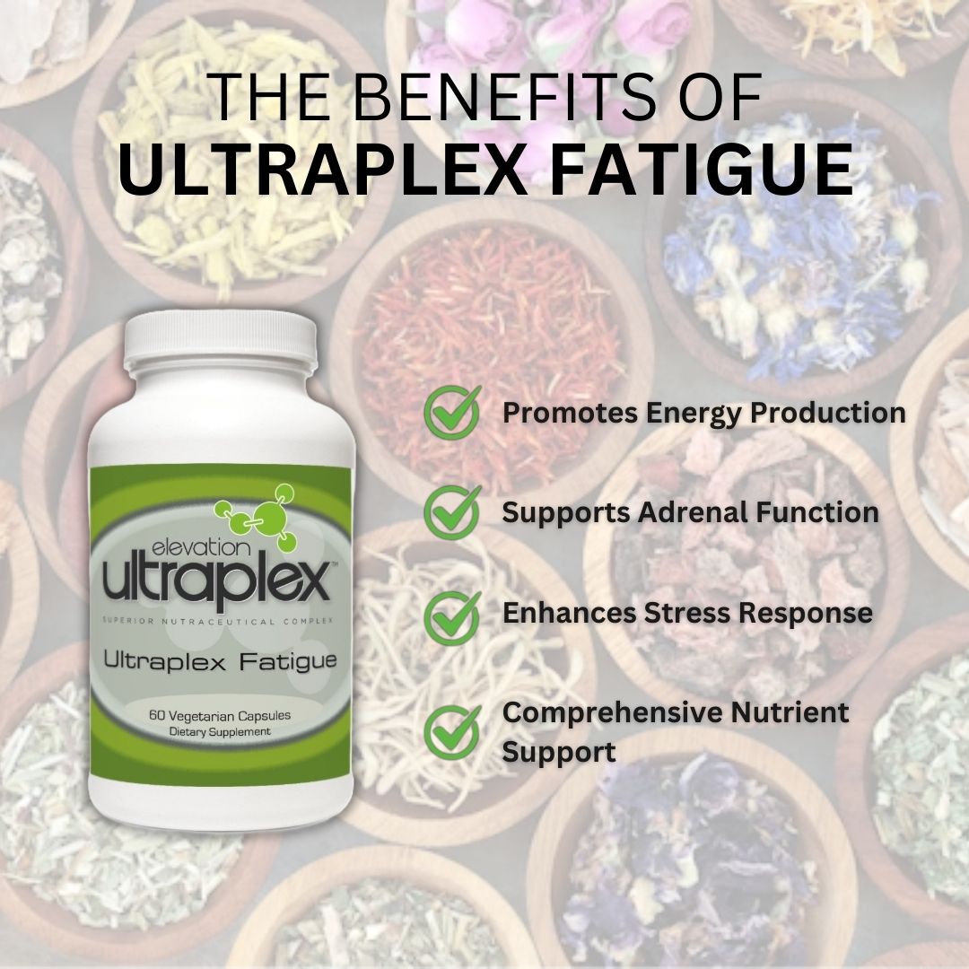 UltraPlex Fatigue 60 Capsules – Natural Energy & Adrenal Support for Reduced Fatigue