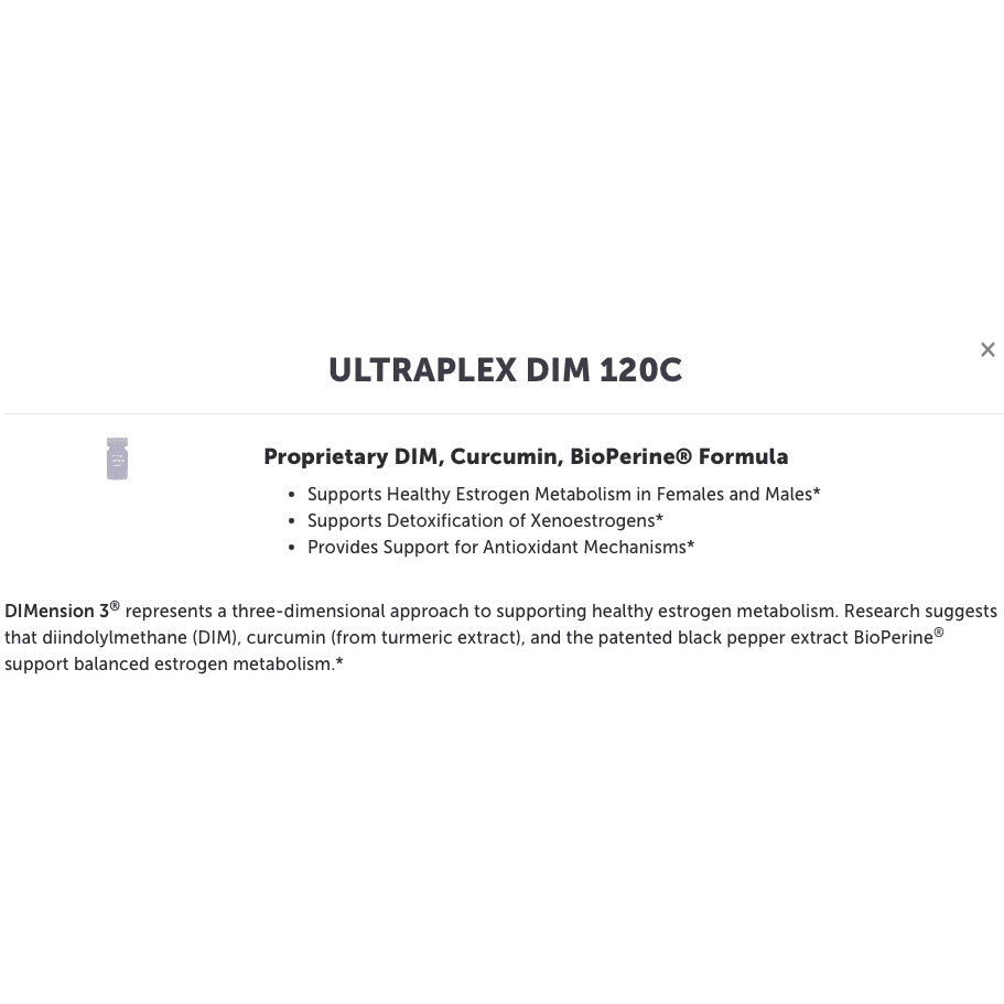Ultraplex Devant Ultraplex DIM (120 Vegetarian Capsules) - Elevation Health Ultraplex