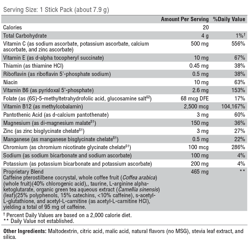 Ultraplex Energy Berry Flavored 30 stick packs