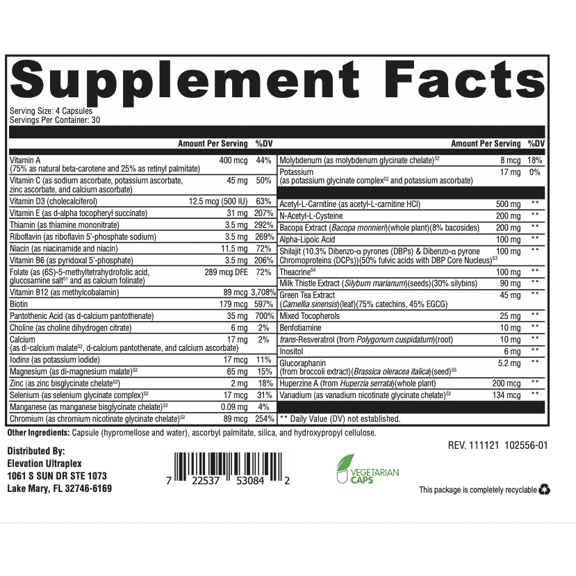 Ultraplex Multi 120 Vegetarian Capsules