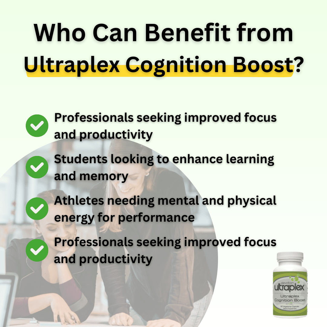 UltraPlex Cognition Boost 60 Capsules – Natural Cognitive Support for Focus & Memory