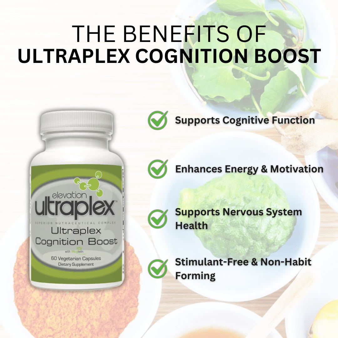 UltraPlex Cognition Boost 60 Capsules – Natural Cognitive Support for Focus & Memory