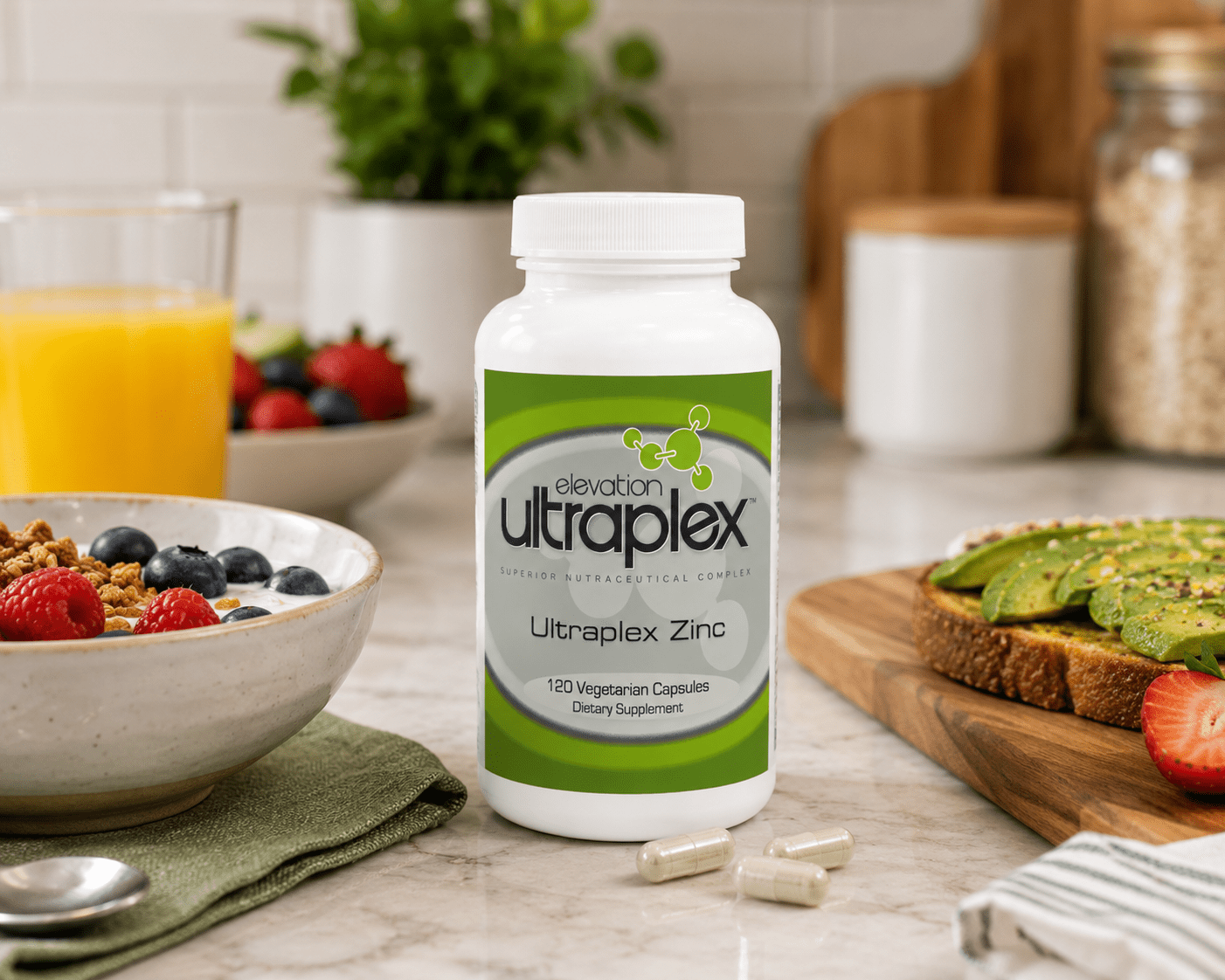 UltraPlex Zinc | Immune, Antioxidant & Cellular Health Support 120 Capsules