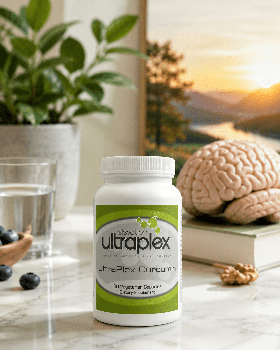 UltraPlex Curcumin | High-Absorption Turmeric Supplement 60 Capsules