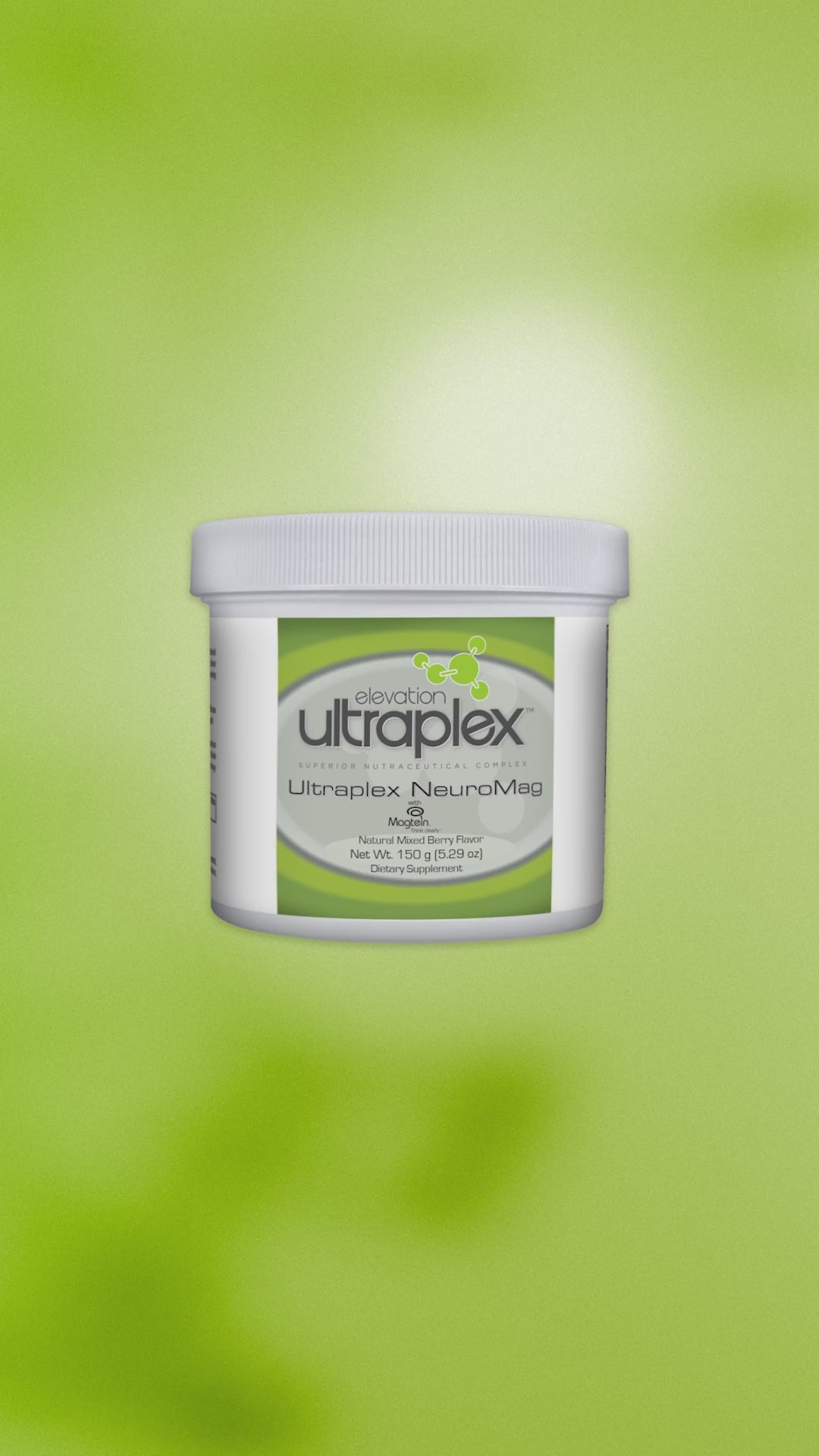 UltraPlex NeuroMag (Natural Mixed Berry) 150g – Cognitive & Nervous System Support