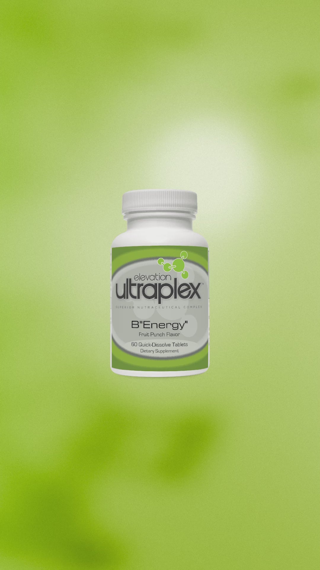 UltraPlex B "Energy" – Advanced B-Vitamin Complex for Daily Energy Support | 60 Quick-Dissolve Tablets