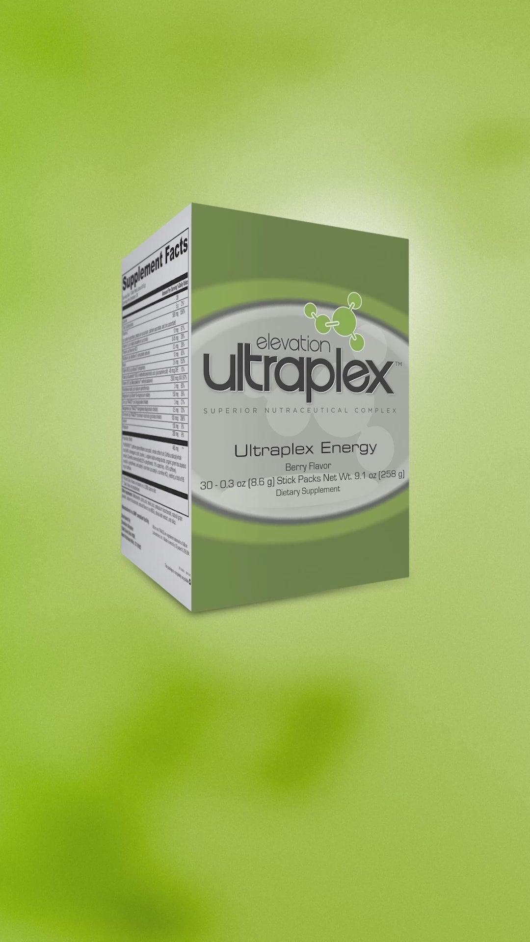 Ultraplex Energy Berry Flavored (30 stick packs)