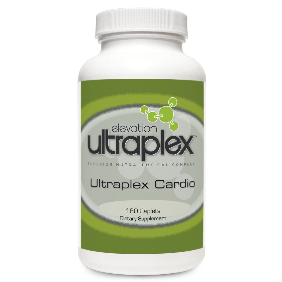 UltraPlex Cardio (180 caplets) formulated for heart health, circulation, and cardiovascular support.
