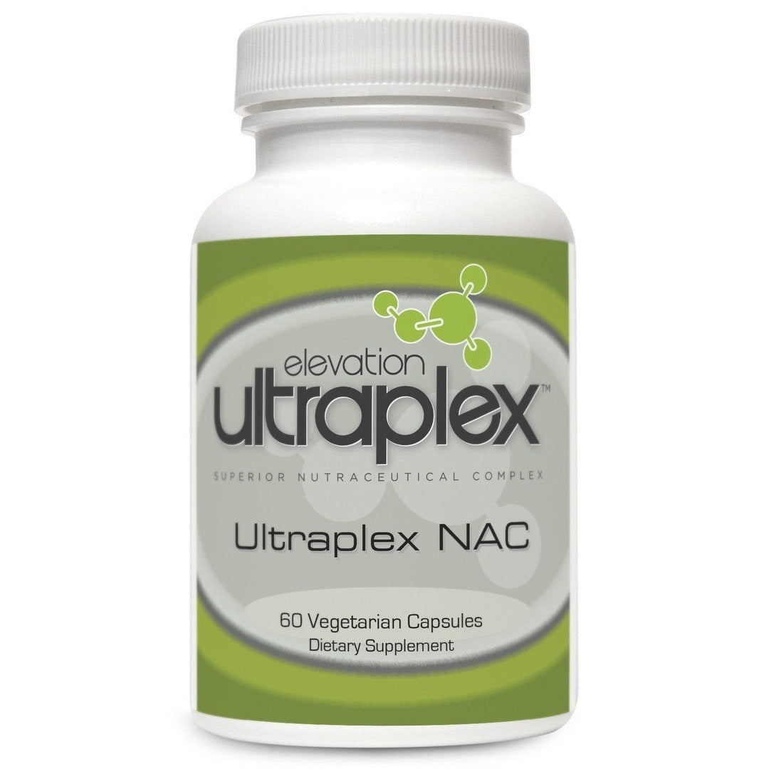 UltraPlex NAC (60 vegetarian capsules) for antioxidant and respiratory health support.
